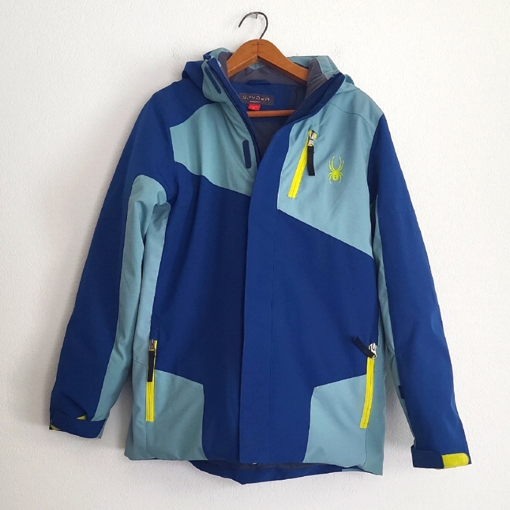 Spyder Turner Kids Blue Snowboarding/Winter Jacket